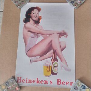 Heineken "Pin Up Girl" Poster